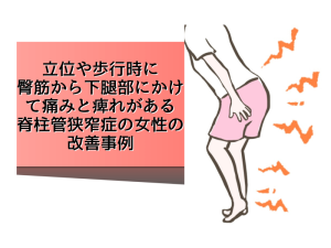 脊柱管狭窄症